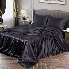 Satin Bed Sheet + Pillow Case Set